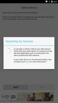 Copy My Data android App screenshot 3